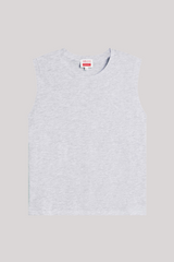 Goldie - Organic  Crop Tee - GRAYHEAT