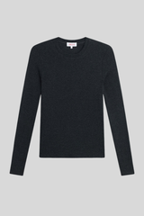 Goldie - Rib Long Sleeve Tee - CHARHEAT
