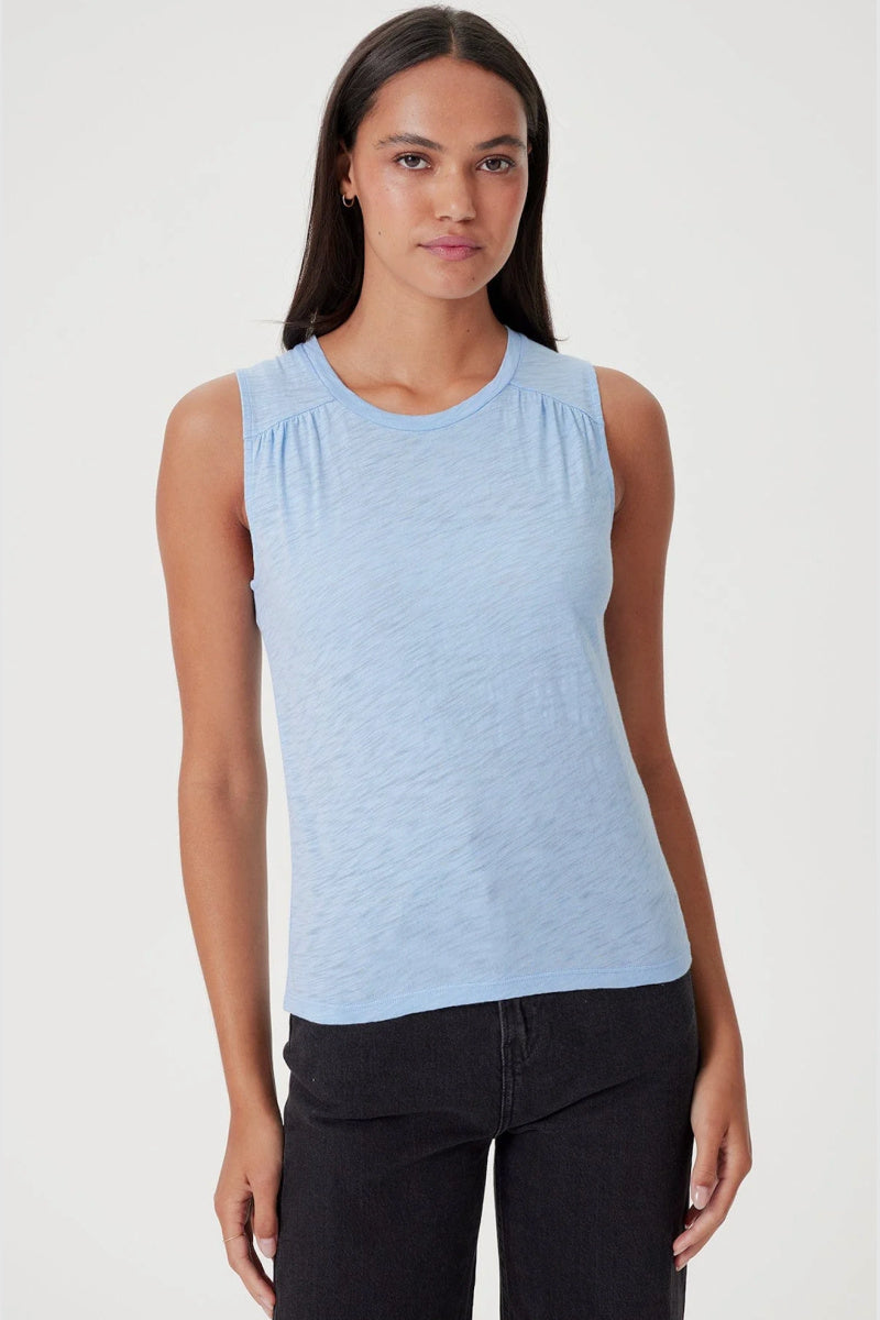 Goldie - Shell With Raglan Shirring - PLACID