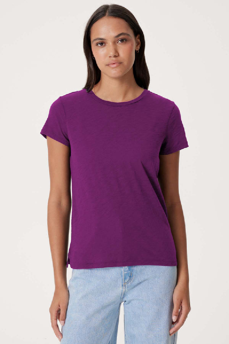 Goldie - Signature Slub Boy Tee - GRAPE