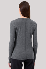 Goldie - Signature Slub Long Sleeve Tee - CHARHEAT