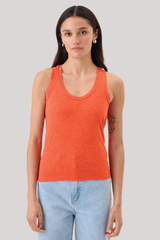 Goldie - Signature Slub Racerback Tank - FIESTA