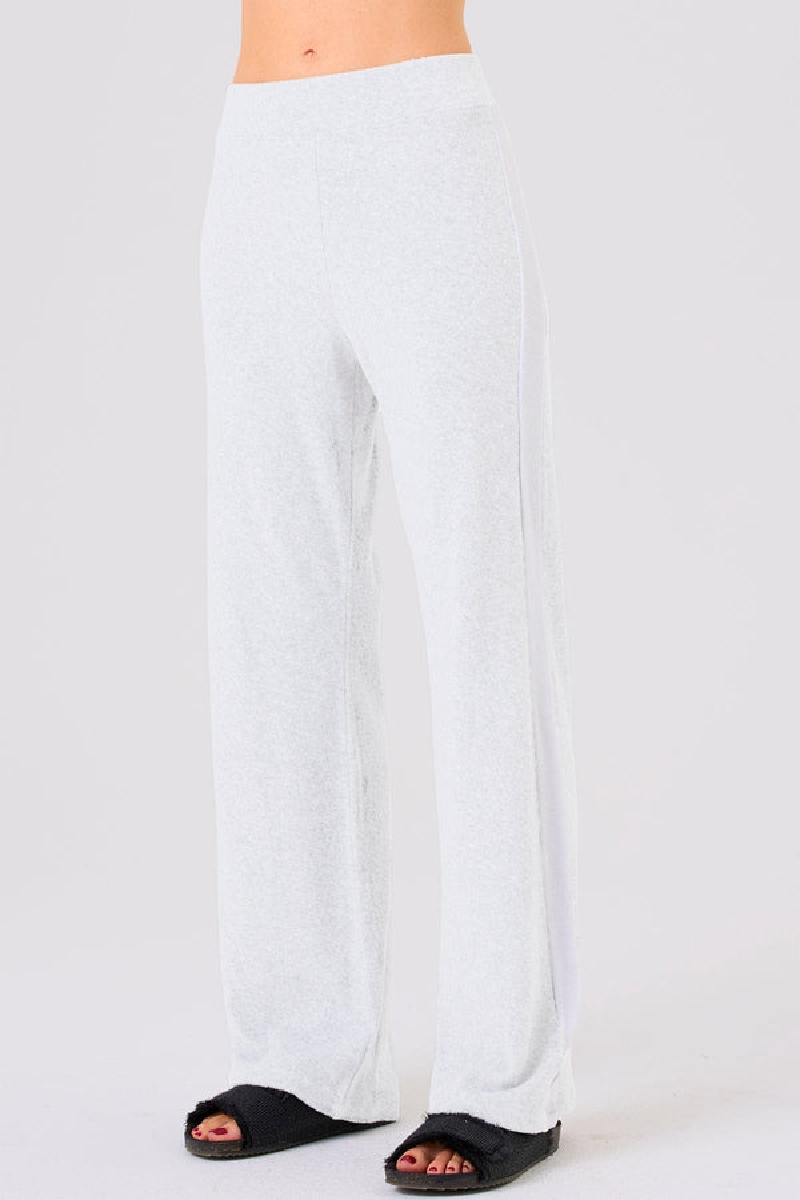 Goldie - Terry Flare Pant - WHITE