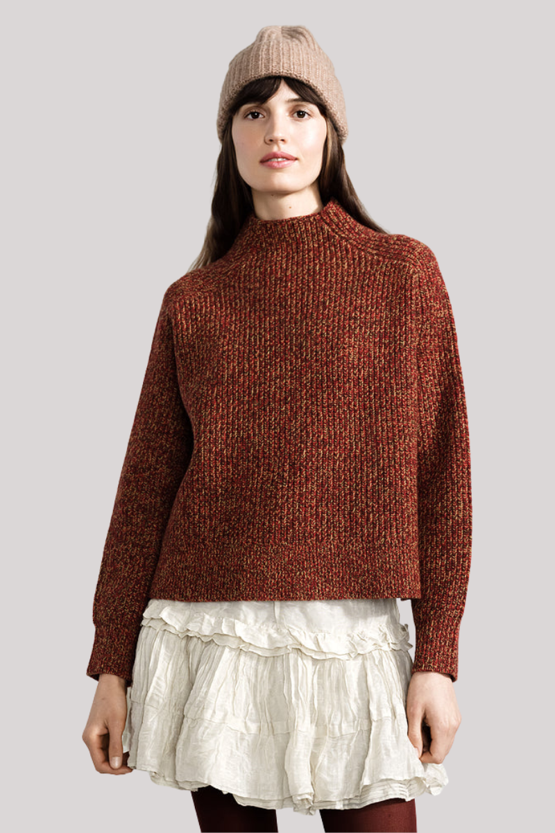 Hansel From Basel - Cashmere Ribbed Beanie - FAWN