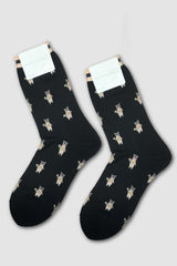 Hansel From Basel - Bandit Crew Socks  - BLACK