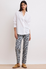 Hartford - Cotton Poplin Charlot Shirt - WHITE