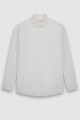 Hartford - Cotton Poplin Charlot Shirt - WHITE