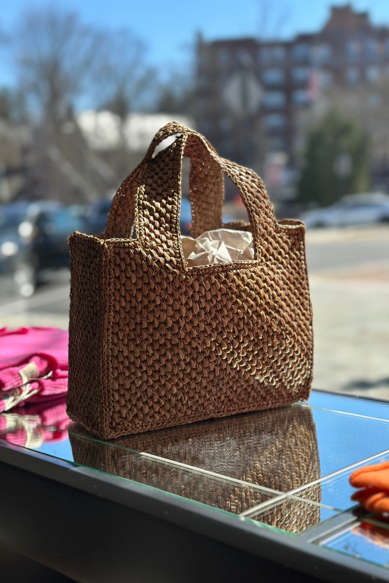 Hat Attack - Mini Lulu Tote - TOAST
