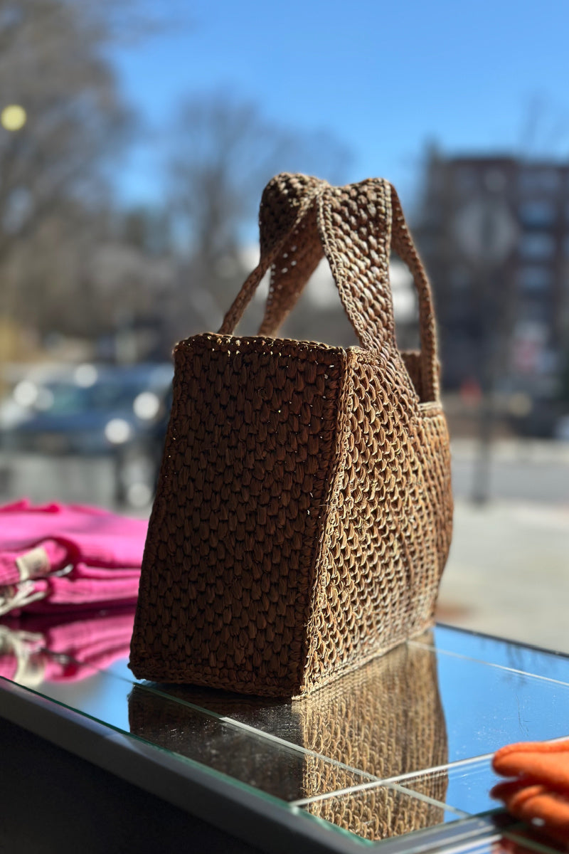 Hat Attack - Mini Lulu Tote - TOAST