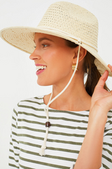 Hat Attack - Packable Surfer Chinstrap Hat - NATURAL
