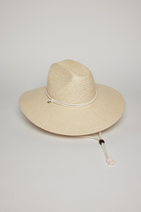 Hat Attack - Packable Surfer Chinstrap Hat - NATURAL