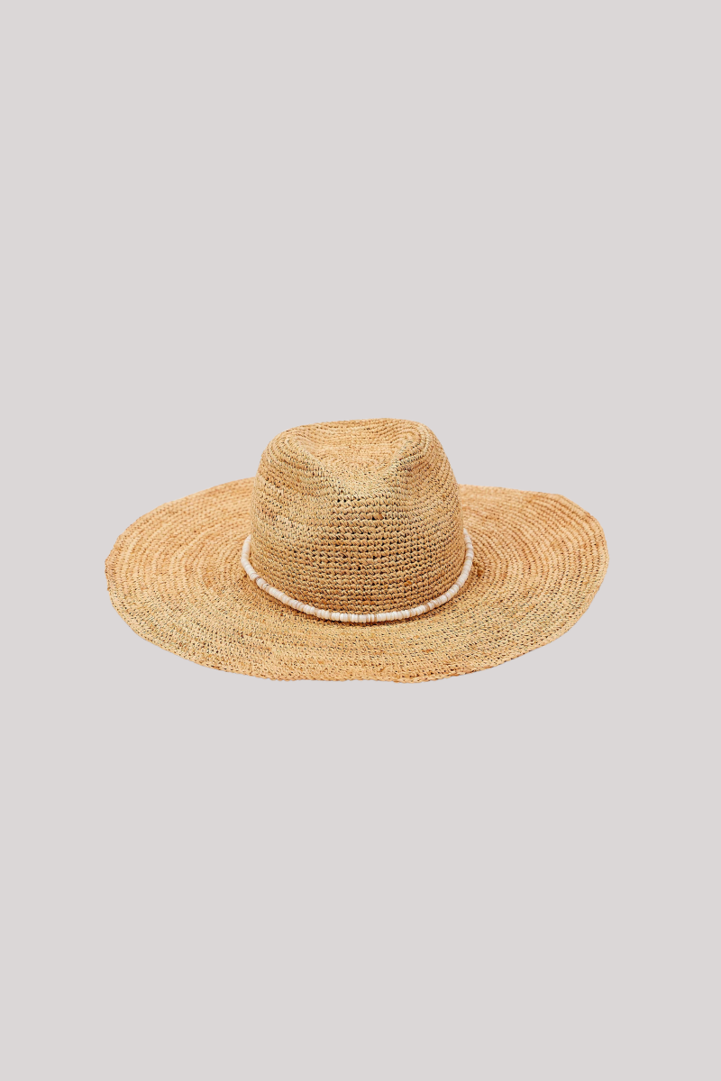 Hat Attack - Raffia Crochet Continental