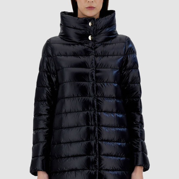 【24AW NEW】 HERNO/Amelia Ultralight A-Line ダウンジャケット Herno-Amelia-Ultralight-Nylon-