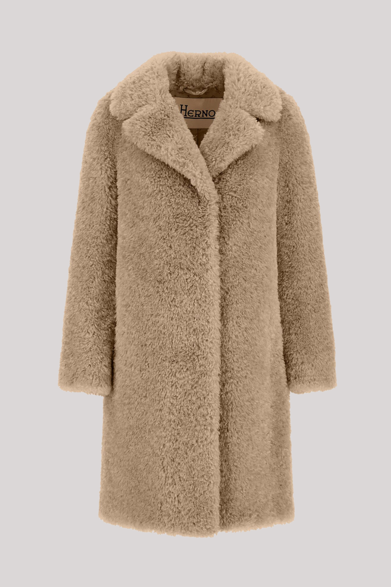Herno - Curly Alternative Fur Coat