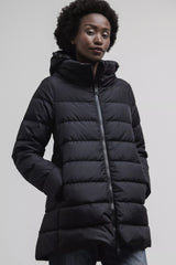 Herno - Padded Zip-up Hooded Coat - BLACK