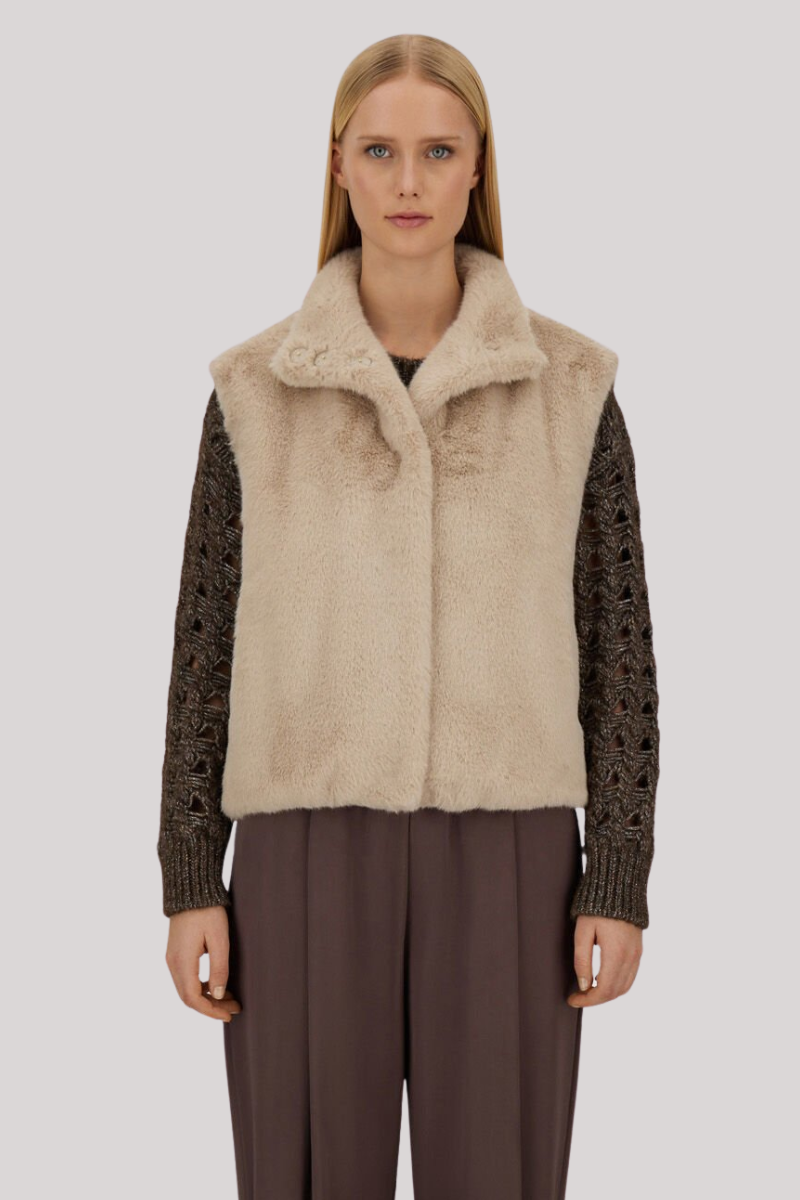 Herno - Resort Faux Mink Fur Vest