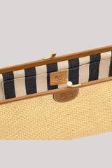 Il Bisonte - Raffia Clutch Bag - BEIGEGIA