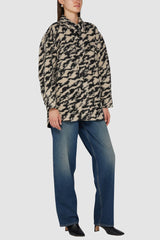 Isabel Marant Étoile - Harveli Button-Up Overshirt - BLCKBEIG