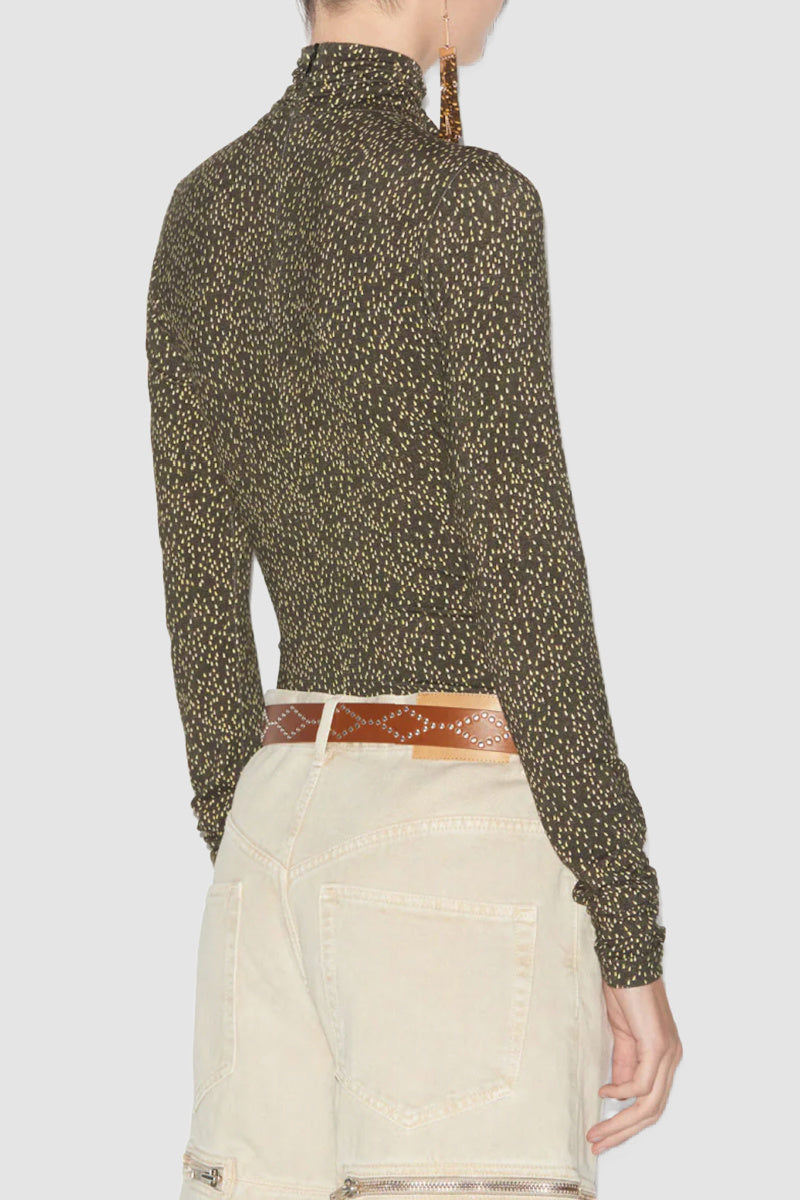 Isabel Marant Étoile - Lou Printed Jersey Turtleneck Top - DKHALIME