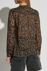 Isabel Marant Étoile - Maria Abstract Cotton Shirt - BLCKOCHR