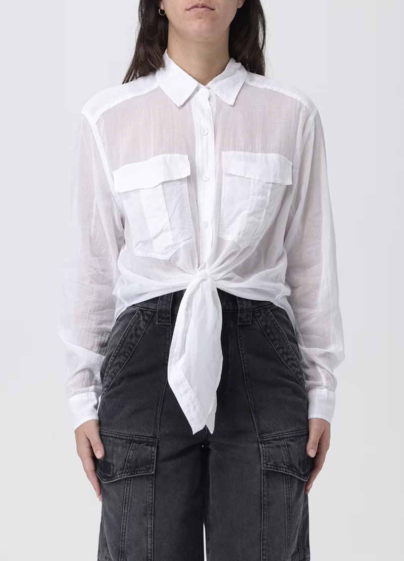 Isabel Marant Étoile - Nath Cotton Shirt - WHITE