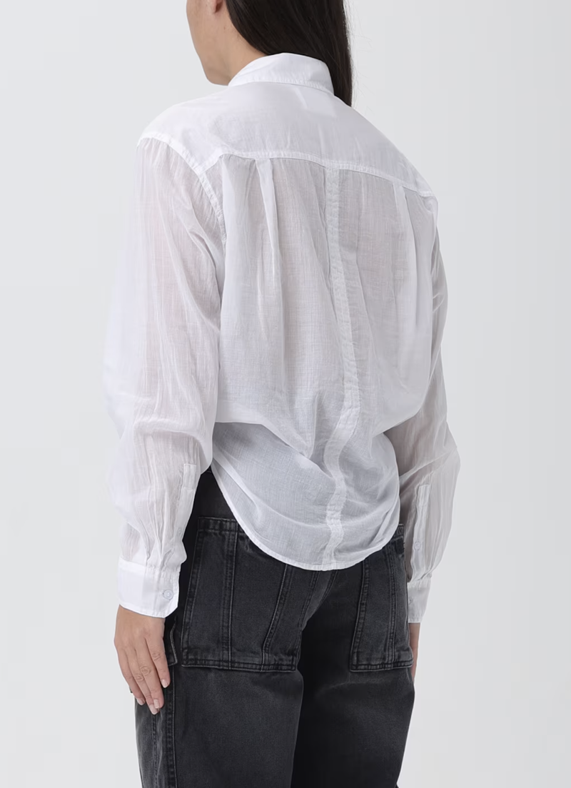 Isabel Marant Étoile - Nath Cotton Shirt - WHITE