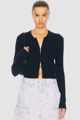 Isabel Marant Étoile - Oaka Cropped Alpaca-blend Cardigan - MIDNIGHT