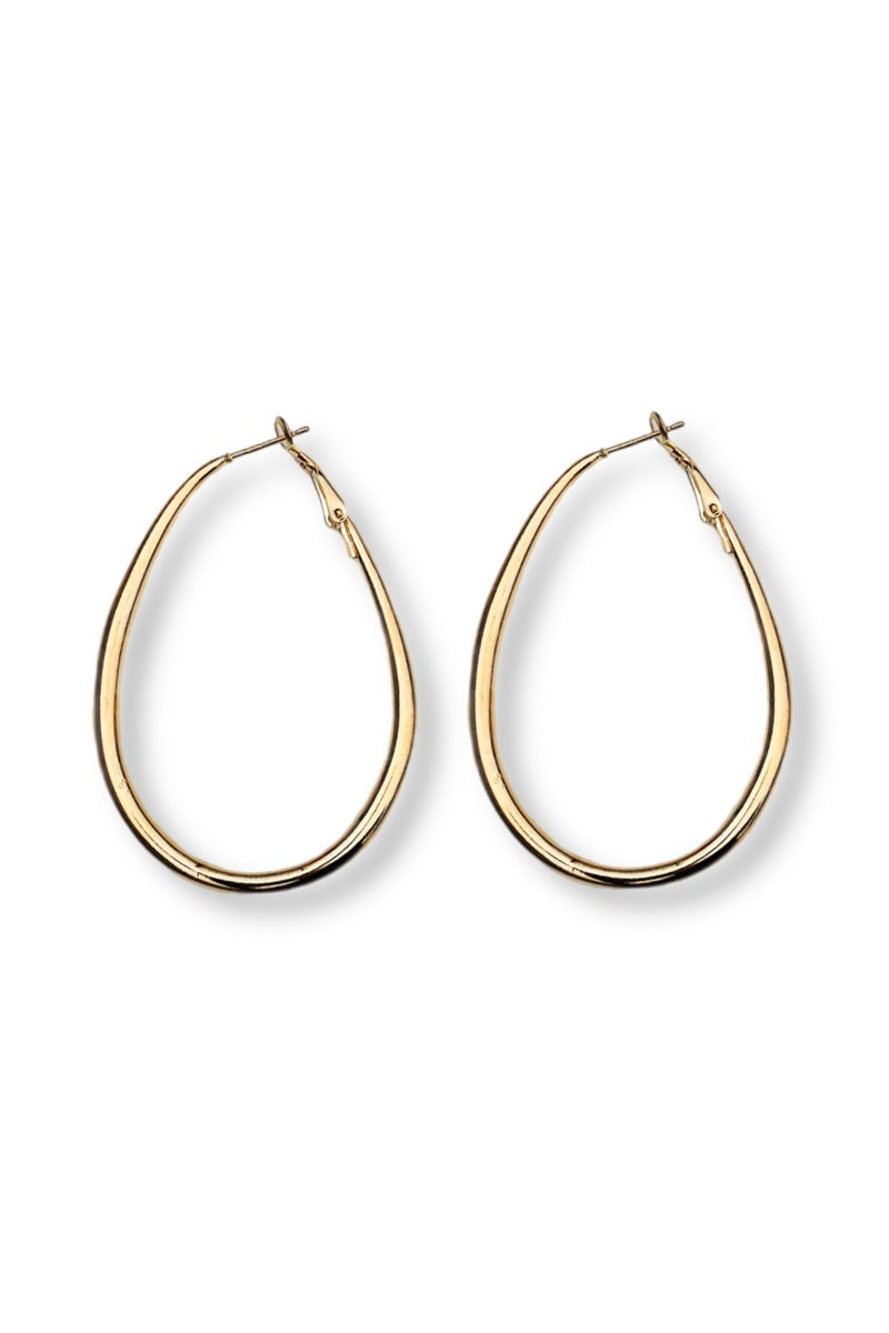 Isabelle Toledano - Lila Oval Hoops - GOLD