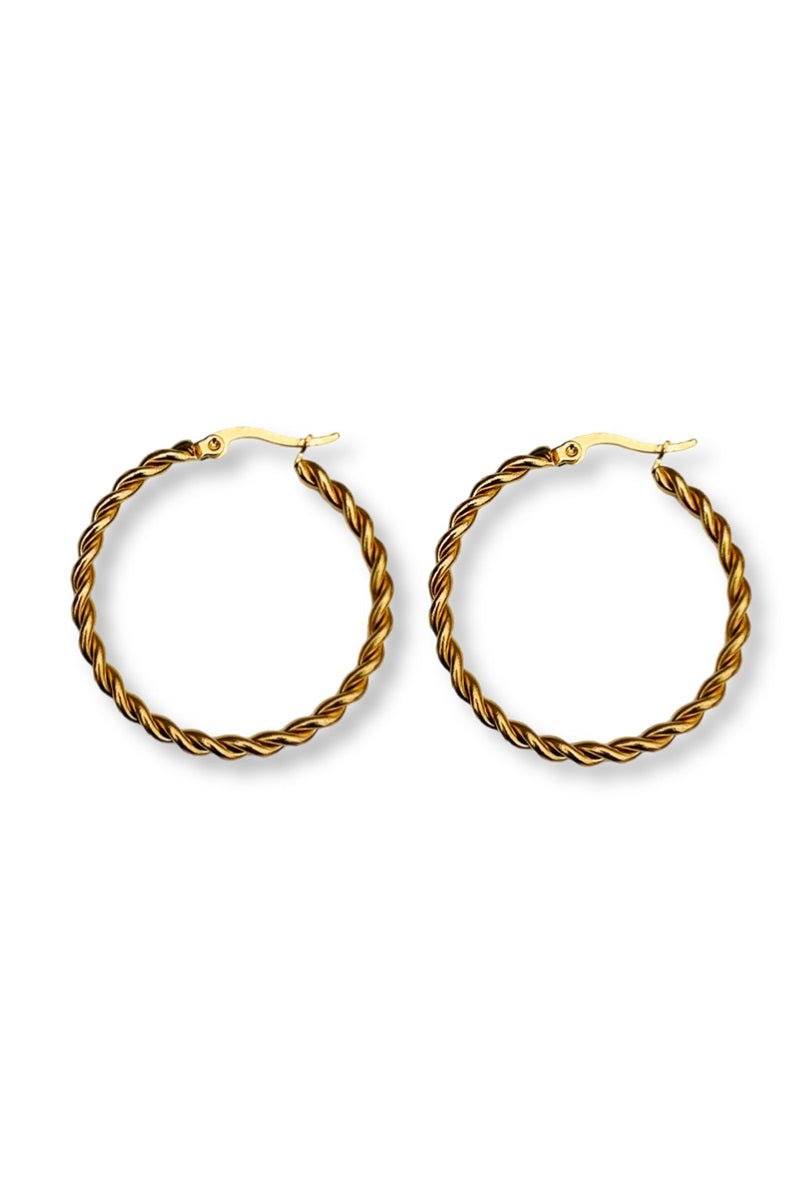 Isabelle Toledano - New Kate Hoops - GOLD