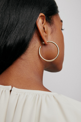 Jennifer Fisher - 1.5" Lilly Baby Hoops - YLWGOLD