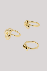 Jennifer Fisher - Knot Ring Set - YLWGOLD