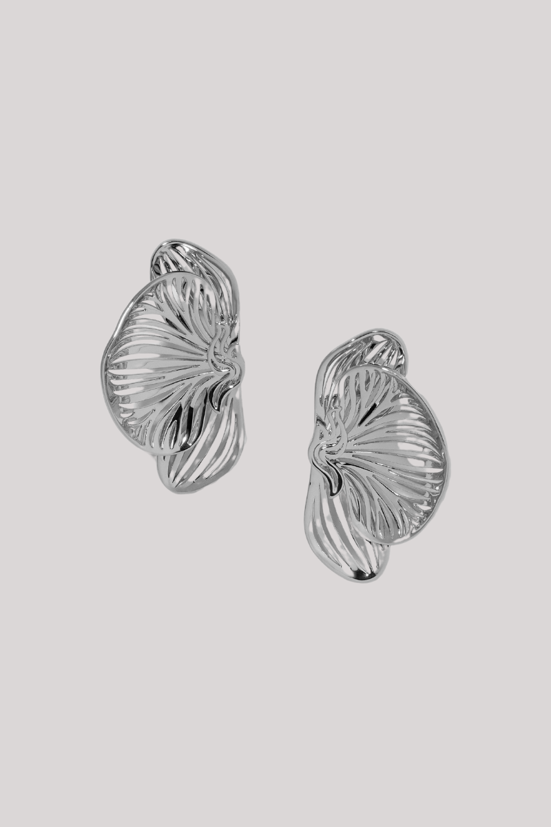 Jennifer Fisher - Small Orchid Post - SILVER