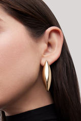 Jennifer Fisher - Small Puffy Dagger Earrings - GOLD