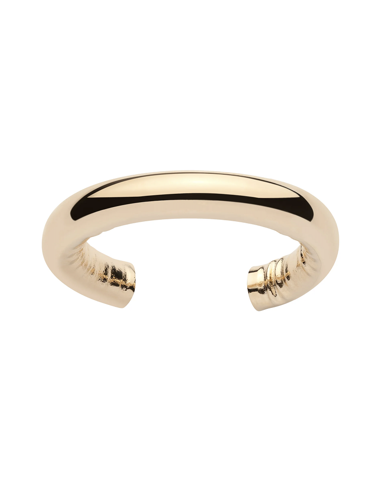 Jennifer Fisher -  Weightless Hollow Tube Gold-Plated Cuff - GOLD