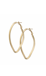 Jennifer Zeuner - Alex 2.5" Earrings - GOLD