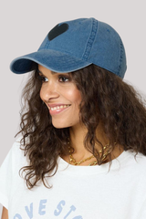 Kerri Rosenthal - Baseball Hat Imperfect Heart - DENBLACK