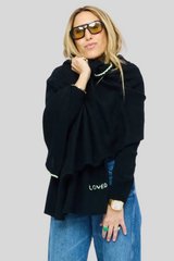 Kerri Rosenthal - Cashmere Wrap - BLACK