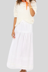 Kerri Rosenthal - Catch Open Stitch Sweater - CLOUD
