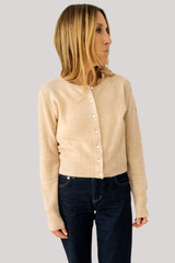 Kerri Rosenthal - Charmed Cardigan - LATTE