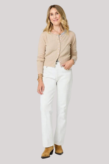 Kerri Rosenthal - Charmed Cardigan - LATTE