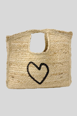 Kerri Rosenthal - Imperfect Heart Tote - JUTE