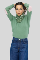 Kerri Rosenthal - KR Cashmere Bandana - DARKSAGE