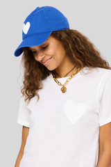 Kerri Rosenthal - KR Imperfect Heart Hat - BRBLUWHT