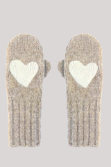 Kerri Rosenthal - Patch Wool Mittens - CAMEL