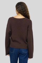 Kerri Rosenthal - Saturday Cashmere Sweater - COCOA