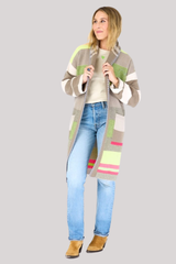 Kerri Rosenthal - Shawl Collar Duster - MULTI