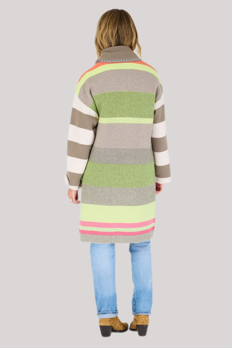 Kerri Rosenthal - Shawl Collar Duster - MULTI