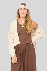 Kerri Rosenthal - Sienna Cardigan - ECRU
