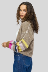 Kerri Rosenthal - Sienna Stripe Cardigan - MULTI