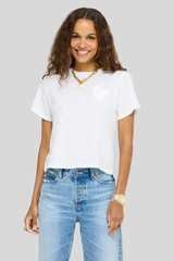 Kerri Rosenthal - Slub Tee - WHITE